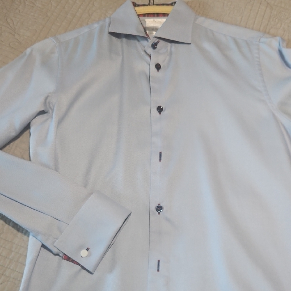Elegant Sky Blue Dress Shirt